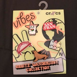 BRAND NEW Crocs Jibbitz Wanderlust Colletion - SAN FRAN🦭🌁
